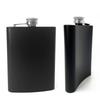1Pc 8oz Portable Stainless Steel Hip Flask Flagon Whiskey Wine Pot Leather Cover Bottle  Funnel Travel Tour Drinkware Wine Cup