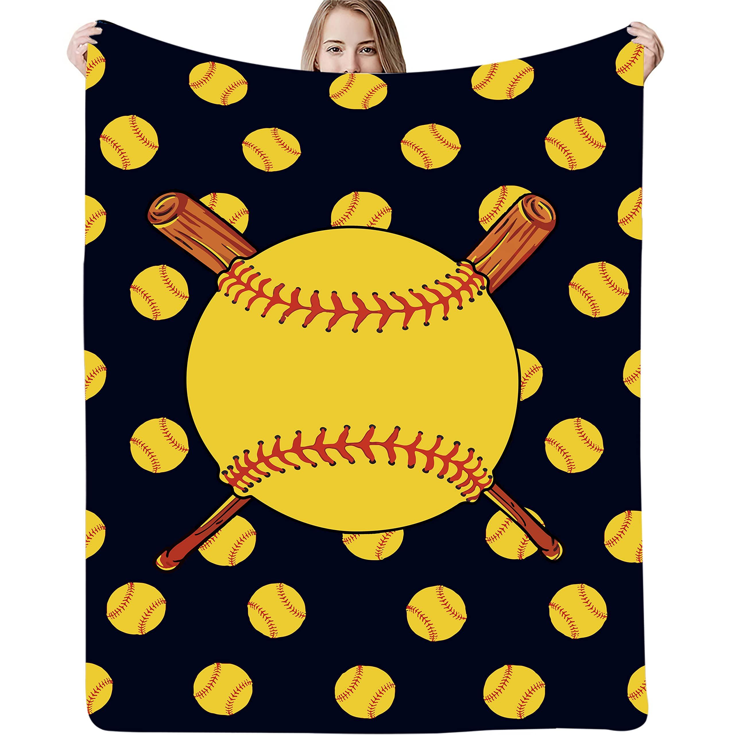 

Одеяло для софтбола, бейсбола, серого цвета, сверхмягкое бархатное одеяло, легкое одеяло, прочный домашний декор 100x125cm