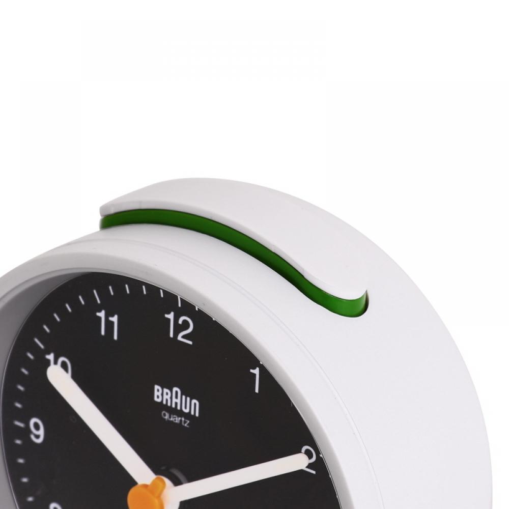Braun Bc12wb Classic Crescendo Alarm Low Noise Public Desk Clock