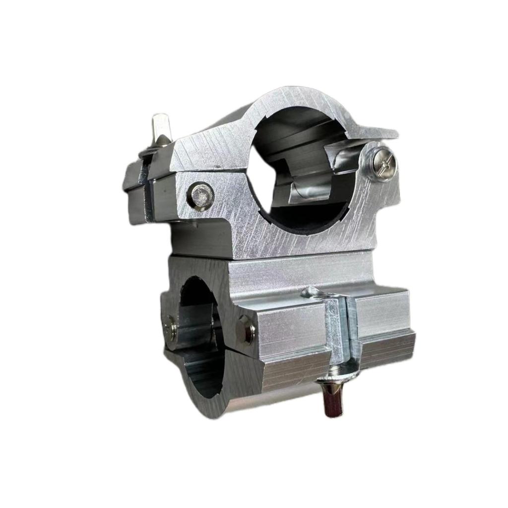 Adjustable Horizontal Pipe Clamp with Memory Lock for Drum Rack Systems