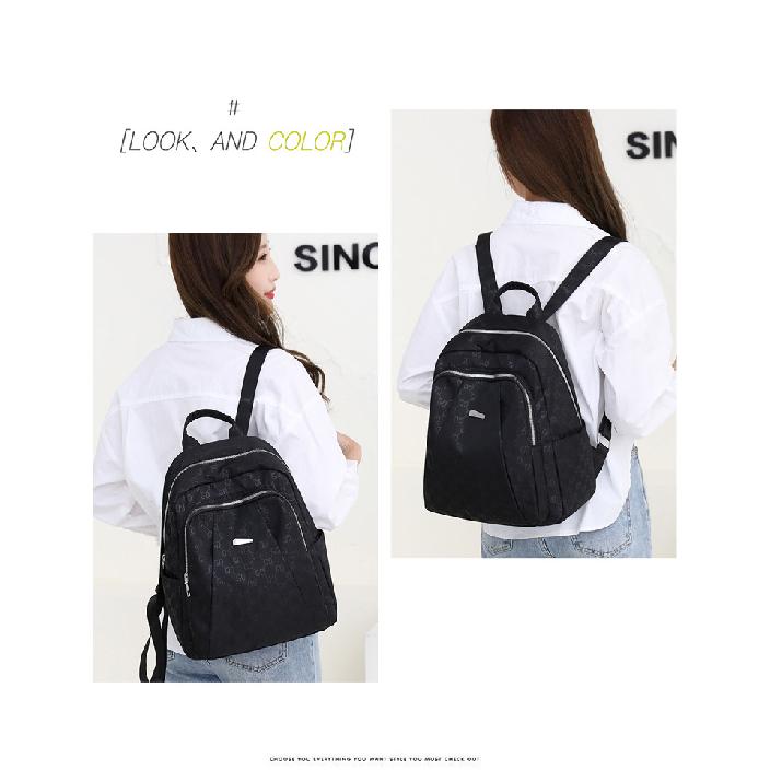 2024 New Fashion Casual Travel Backpack Oxford Cloth Large Capacity Women's Bag Letter Printing