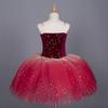 Sequin Ballet Tutu Blingbing Red Princess Dress Fashion Kids Ballet Dress  Children