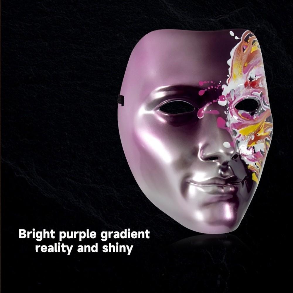 Flowing Phantom Paint Face Mask Plastic Anime Cosplay Props Personality Halloween Mask  Adult