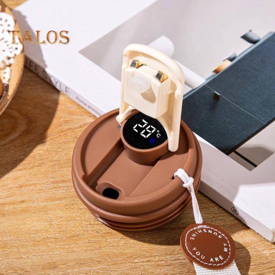 Smart Thermal Cup with LCD Display 450ml Stainless Steel Coffee Mug Hot And Cold Drink Cup Insulated Intelligent Drinkware