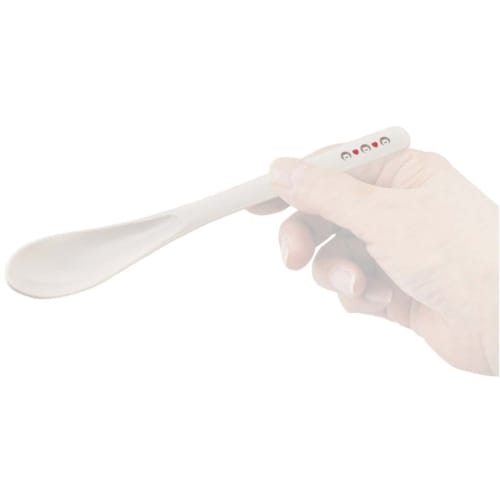 Skater Chopsticks and Spoon Set, Bento Box, Adult, Antibacterial, Combo Set, 18cm, Quiet, Made in Japan, Pompon's Hedgehog Design, CCS3SAAG-A