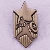 Captain America Retro Metal Brooch Badge