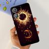 For Motorola Moto Edge 40 Neo 5G Case Black Matte Cases With Pattern Print Soft Liquid Silicone Cover For Motorola Edge40 Fundas