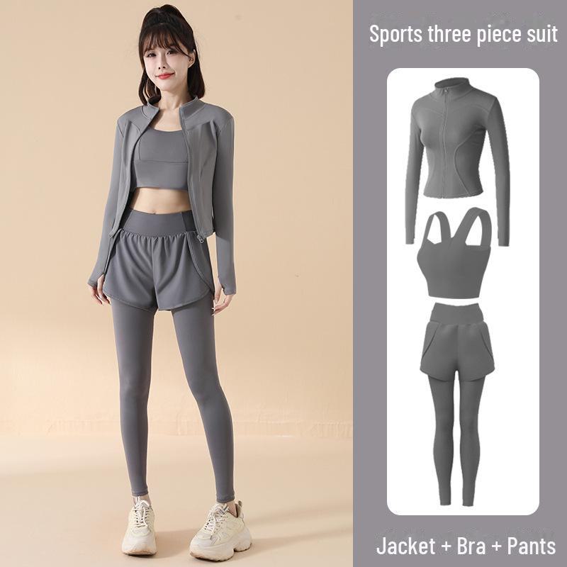 Women's High-Waist Quick-Dry Yoga & Running Fitness Suit