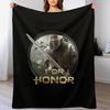 For Honor Throw Blanket Travel Size Cozy Blanket for Plane Train
