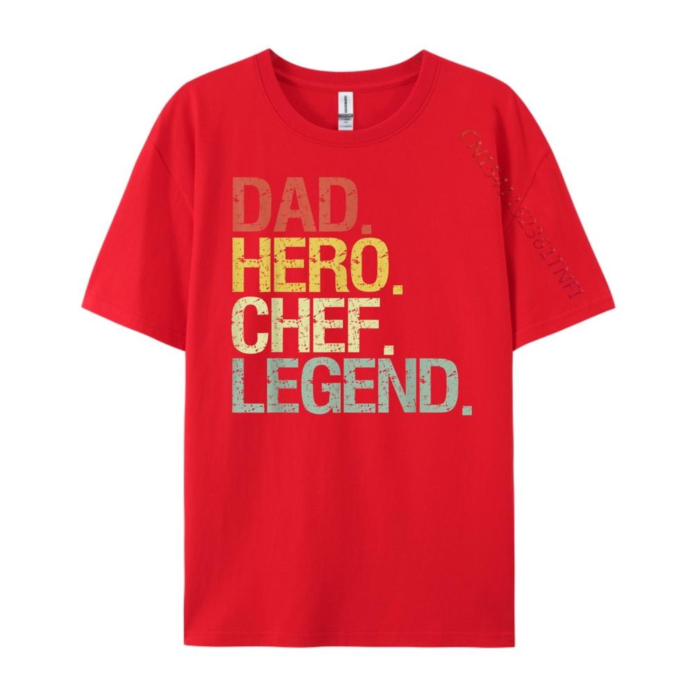 

Funny Chef Legend Dad Vintage T Shirts SOFT Streetwear Men Classic Mens Korean Fashion Sale Halloween S