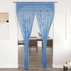 VidaXL Macramé Curtain, Blue 140x240 Cm Cotton