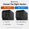 D4 4 Bay SATA HDD SSD Enclosure USB 3.2 Gen2 10Gbps MINI SAS 8643 External Storage Box for NAS PC Mac Linux