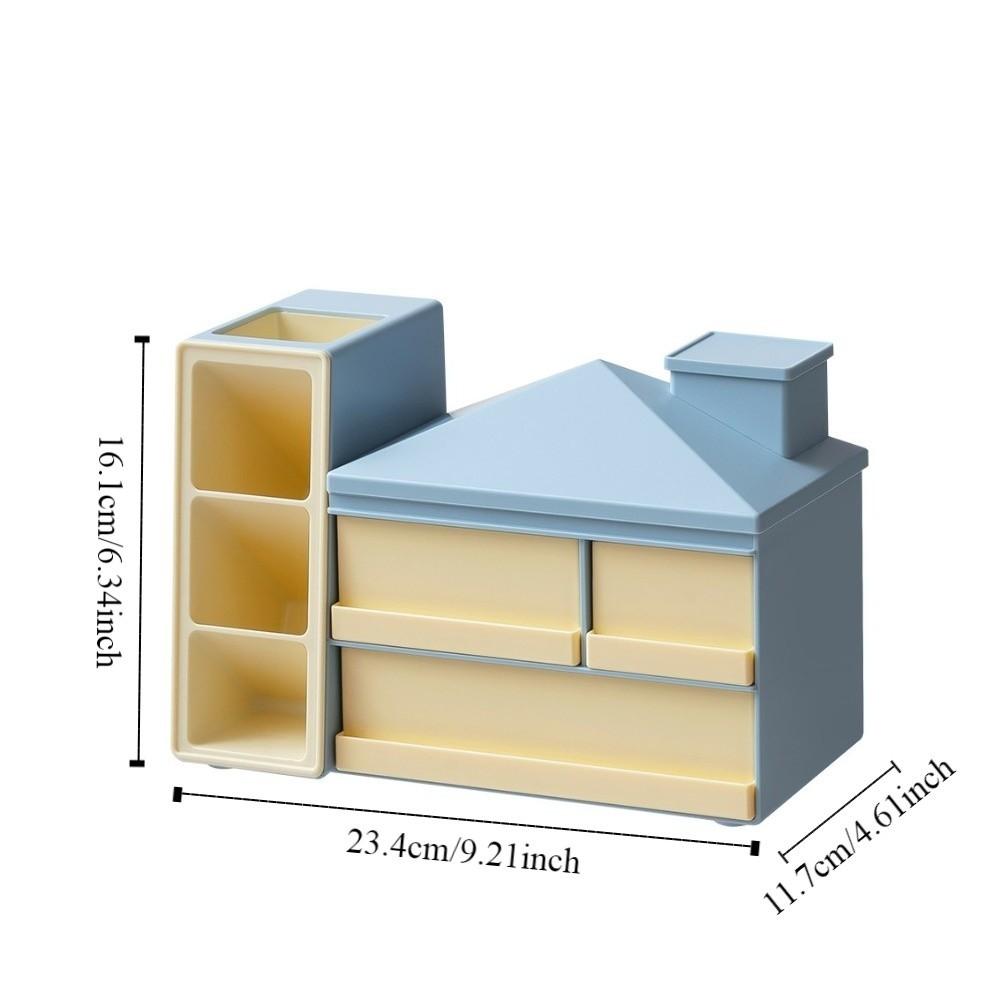 Large Capacity Desk Stationery Storage Box Desk Organizer Sundry Storage Rack  for School Office