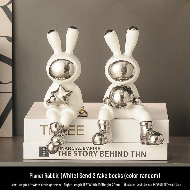 Charming Rabbit Ornaments for Home Décor: Perfect for Living Rooms, Entryways, TV Cabinets, Wine Cabinets, Offices, and Model Rooms