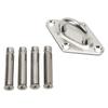 Stainless Steel Ceiling Wall Mount Hook Heavy Duty Anchor Eye Plate for Boat Yoga Swings
