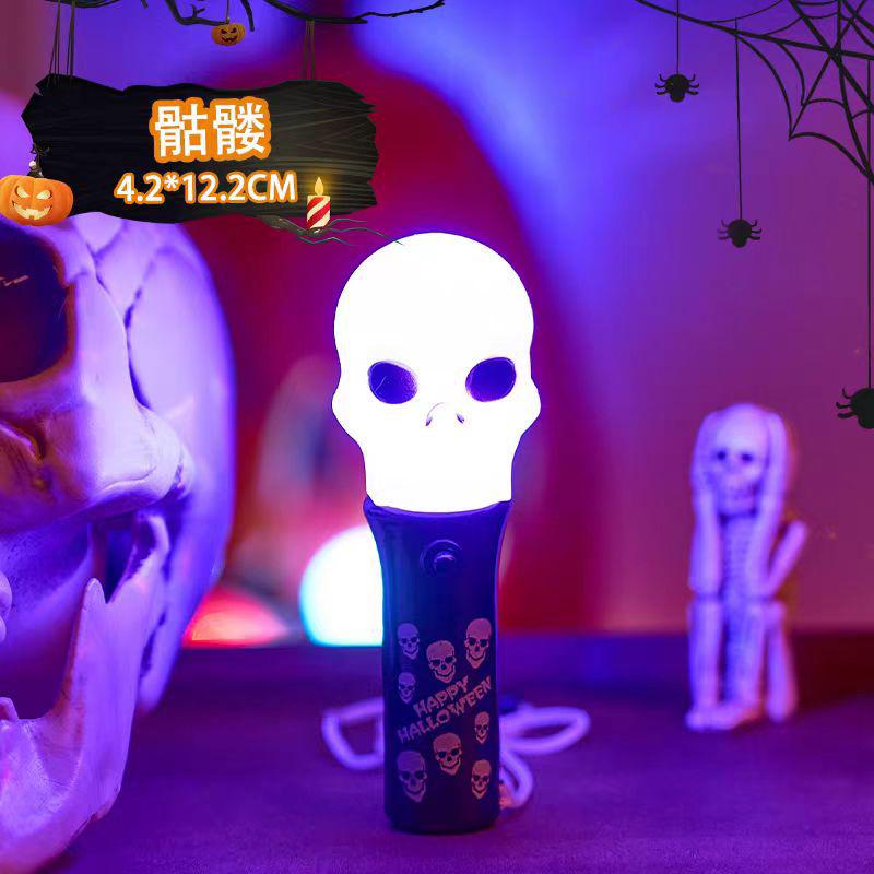 Children's Halloween Pumpkin Glow Stick Ornaments - Photo Props & Small Gifts