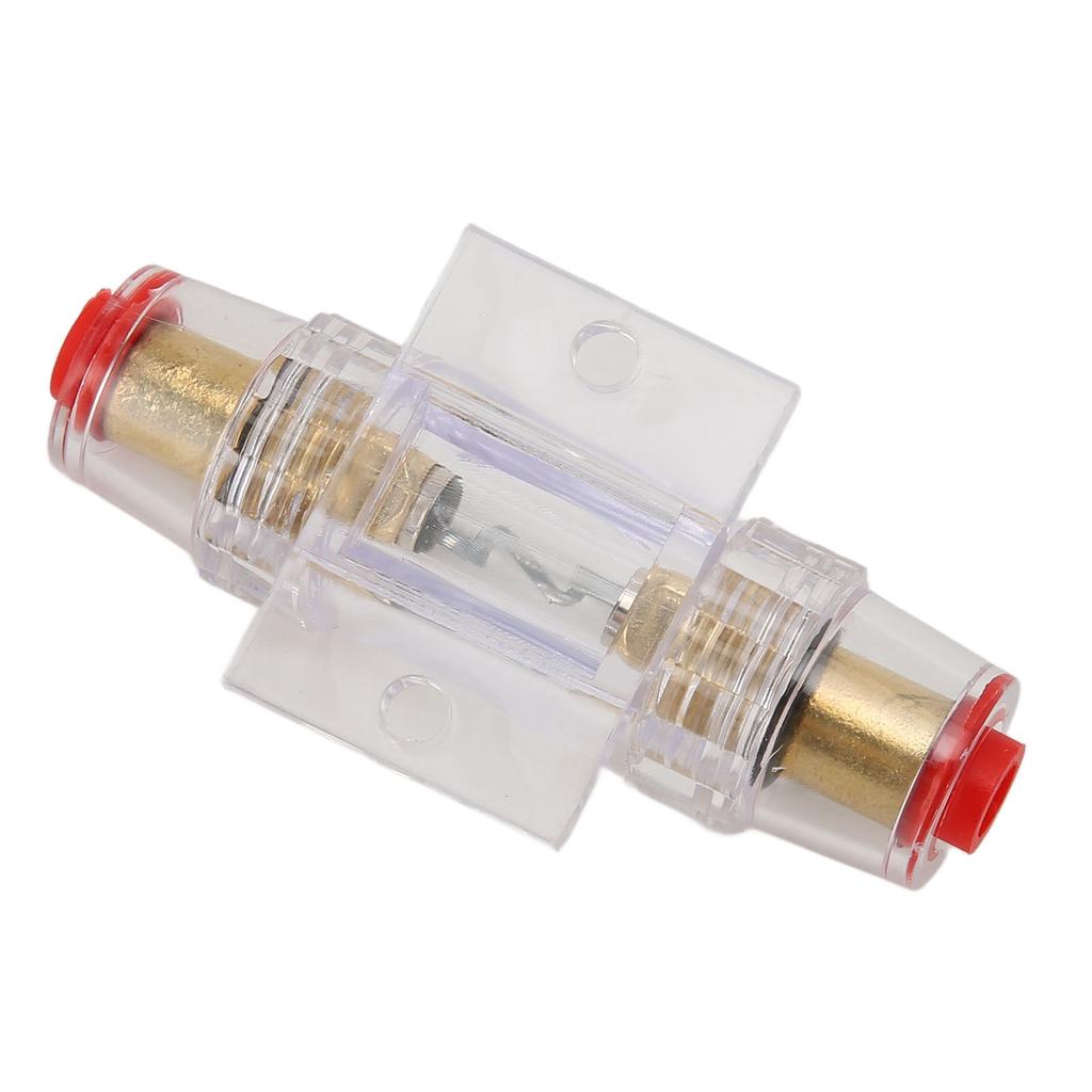 Porte-fusible AGU simple en ligne pour audio de voiture 60A résistant aux hautes températures pour fil 4AWG 8AWG