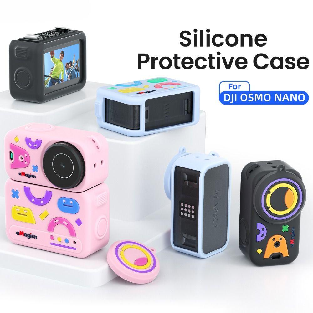 Coloful Protective Case Silicone Body Cover for DJI Osmo Nano Action Camera Accessories