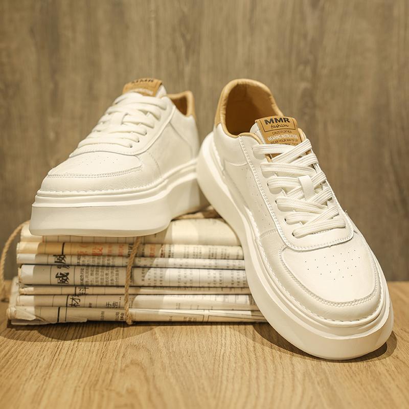 Xiaobai autumn new casual board shoes white shoes leather shoes sports trendy shoes