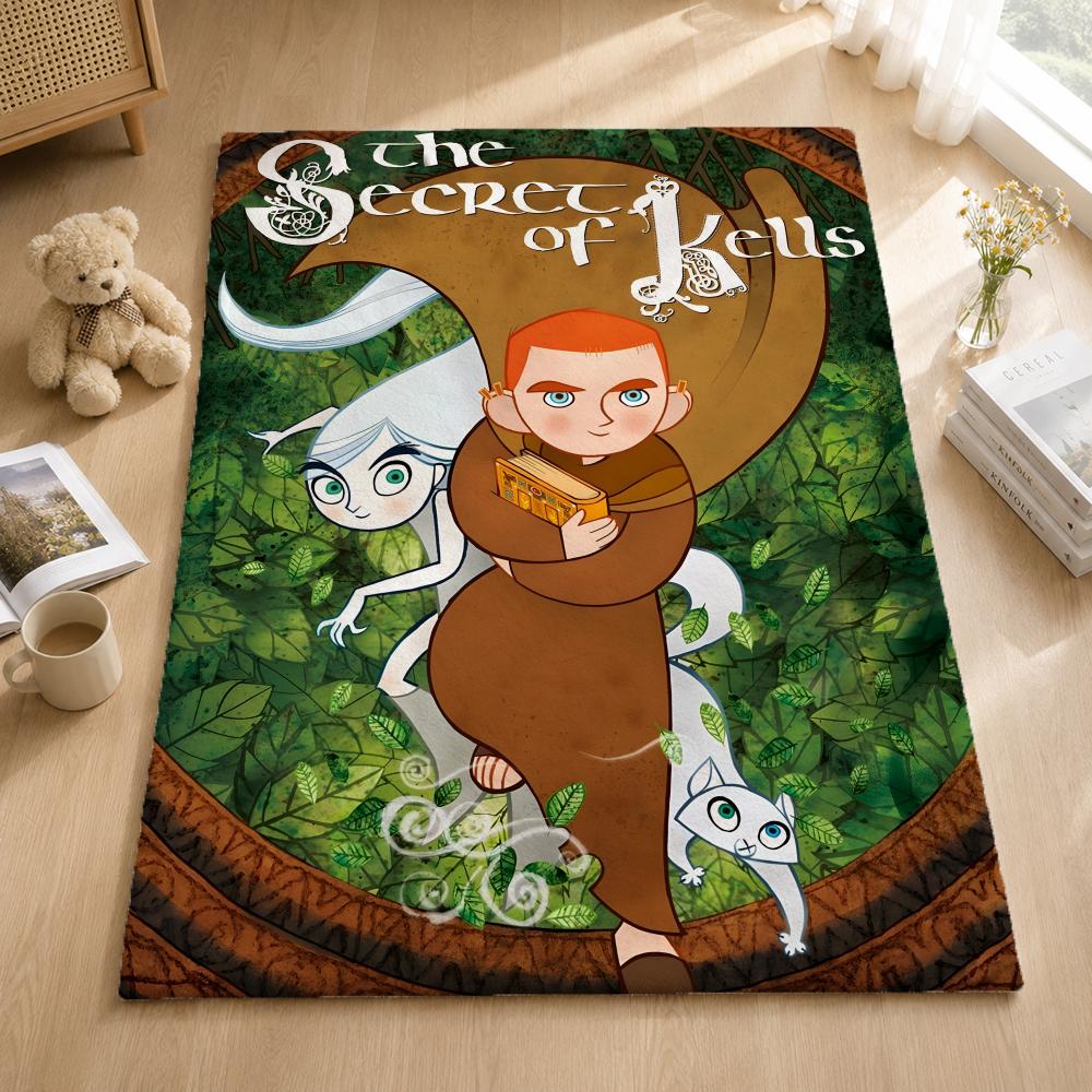 Animation T-Thesecretofkells Throw Blankets Soft Warm Flannel Blanket Bedding For Bed Living Room Home Sofa