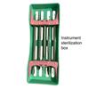 Dental Plastic Placing Box Cassette 5/10 Slots Instrument Tools Holders Plate Rack Disinfection Tray