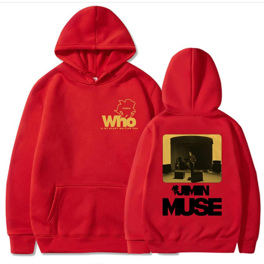 

Толстовки Muse Album участника группы Jimin Кто ждет мое сердце Толстовки с цветочным принтом Худи Харадзюку Хип-хоп Уличная одежда S