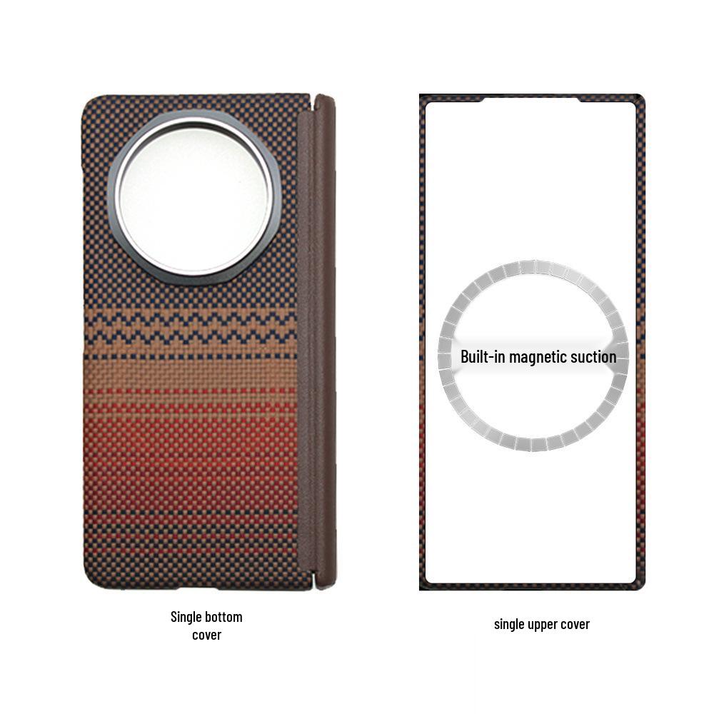 Honor MagicV5 Kevlar-Carbon Fiber Slim Anti-Fingerprint Phone Case