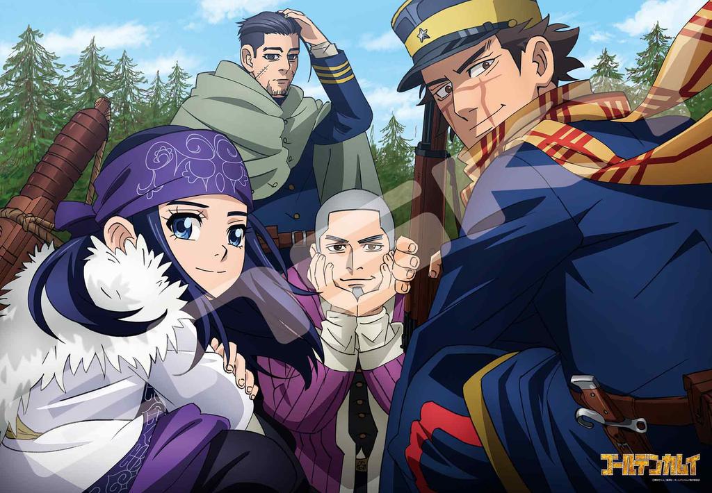 Puzzle Golden Kamuy Honba za tajemstvím zlatých nugetů 1000 kusů (1000T-341)