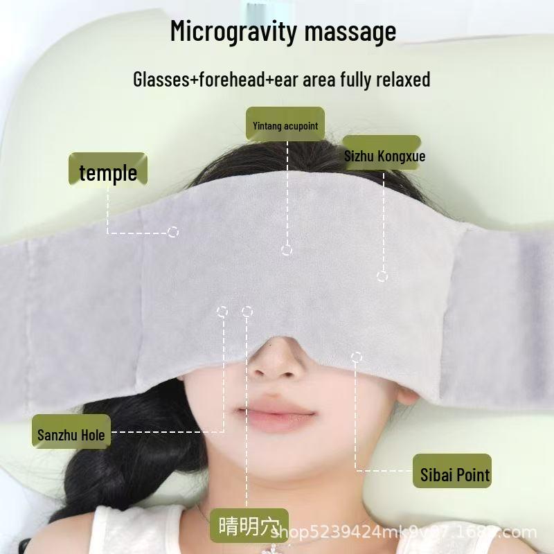 Neue Vollverdunkelungs-Schwerkraft-Augenmaske: Mikro-Druckentspannung zur Linderung von Müdigkeit, Ideal für Frauen, Perfekt für Nickerchen in Europa und Amerika.