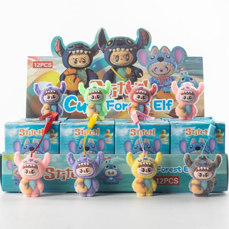 Populaire Kerst Abubu Pop Mart Poppen Ornament Blind Box Speelgoed