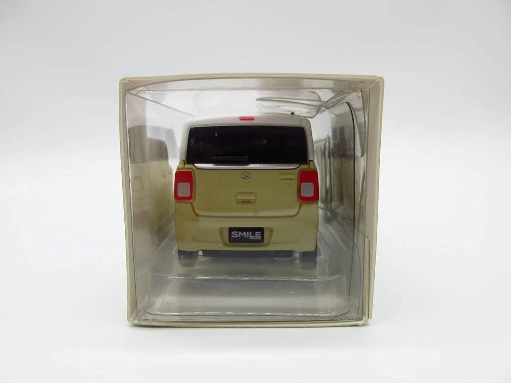 Suzuki New Wagon R Smile Dealer Exclusive Pullback Car Miniature Car Color Chiffon Ivory Non-Sale Sample Metallic/White