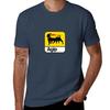 Autocollant avec le logo Agip T-shirt coton t-shirt homme hommes t-shirt coton 100% T-shirt