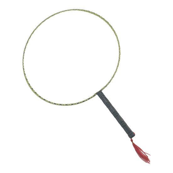 DIY Malířský Kulatý Vějíř s Dřevěnou Rukojetí Ručně vyráběný Dekorativní Vějíř Čínský Styl Nedokončený Ruční Vějíř Řemesla Dekorace