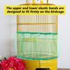 Mesh Bird Cage Cover Shell Skirt Net Easy Cleaning Catcher Guard Bird Cage Stretchy Mesh Parrot Bird Cage Net Jaula Para Pajaros