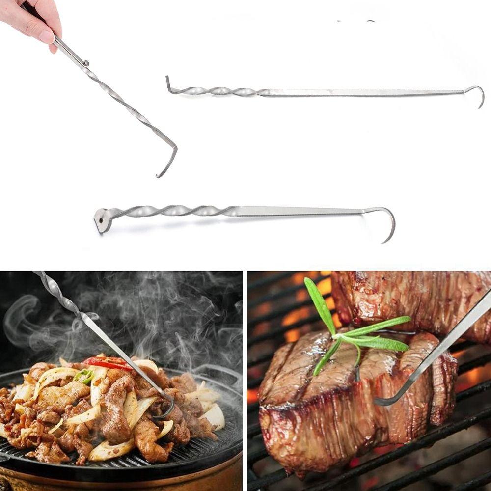 Cooking BBQ Food Flipper Stainless Steel BBQ Grill Creativity Grill Tool