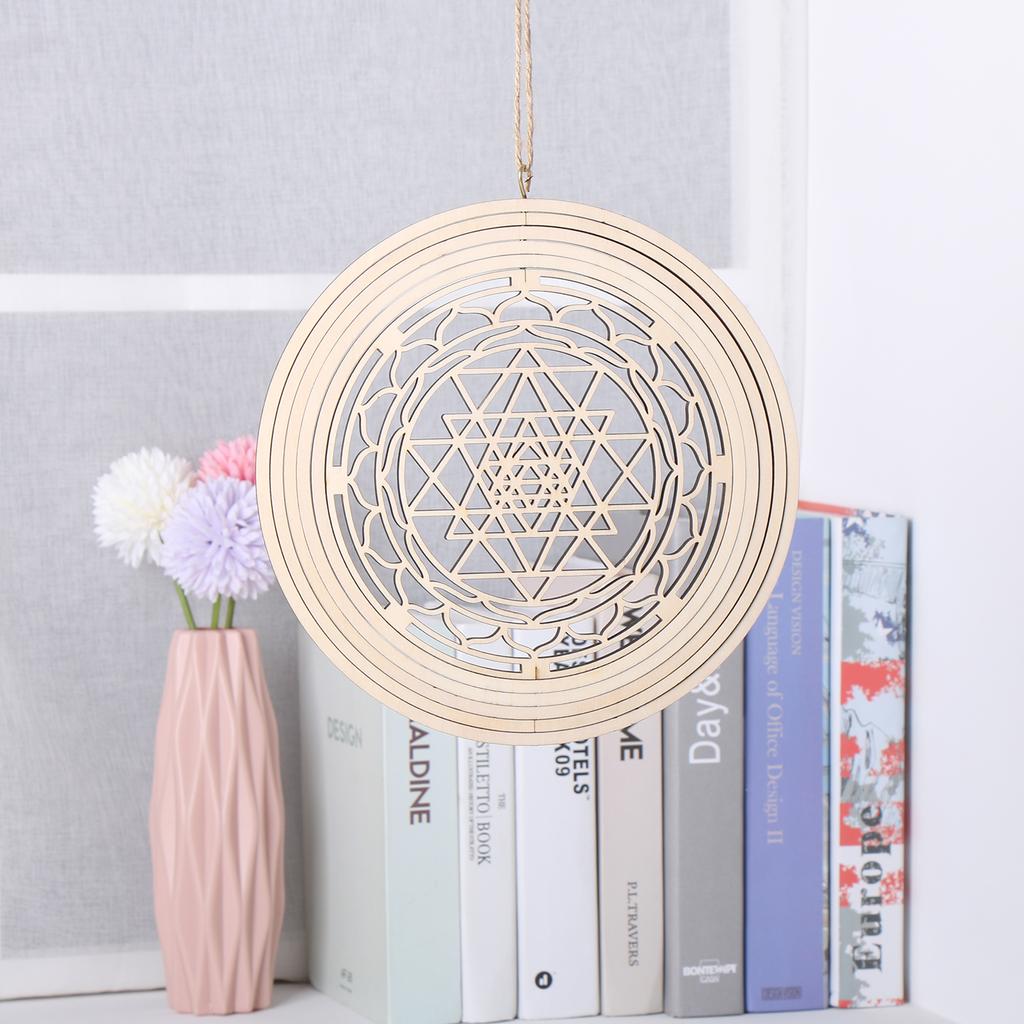 3D Wall Sign Wall Art Flower of Life Wooden Laser Cut Handmade Crafts Sacred Meditation Energy Geometry Ornament Hanging Decor