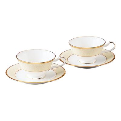 Noritake podšálek na šálek 220cc White Palace 2 kostní porcelán a (Párová sada) (Káva Čaj) P59587/4753