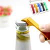 50pcs Keychain Bottle Opener Aluminum Alloy Simple Operation Portable Beer Bottle Opener Can Opener