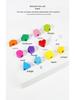 Montessori Toddler Wooden Bear Stacking Rings for Shape Recognition and Concentration Training