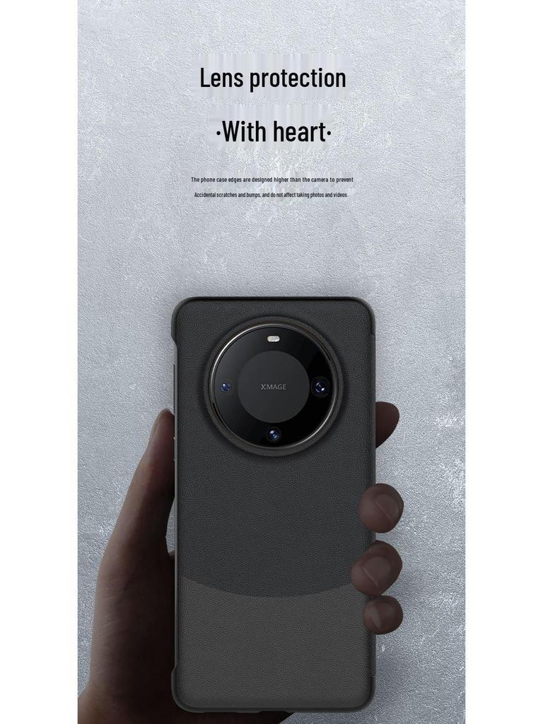 Huawei Mate60 Pro Ultra-Thin Leather Smart Window Phone Case