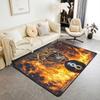 Billiard Balls Large Area Rug 5x7 Billiard Cue Living Room Rug | Pool Balls for Pool Table Rugs for Bedroom, Billiards Pool Cue Carpet Indoo