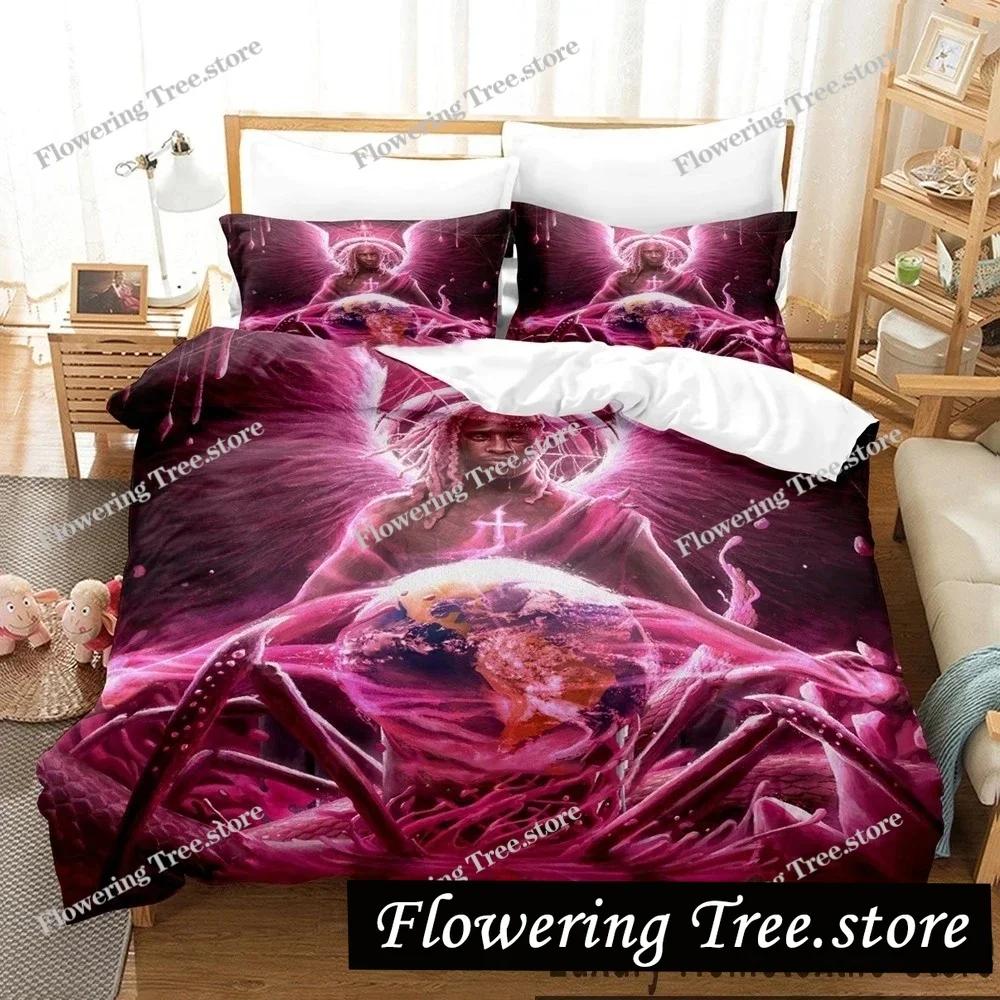 3D Print Young Thug Rapper Bedding Set Boys Girls Twin Queen King Size Duvet Cover Pillowcase Bed boys Adult Home Textileextile