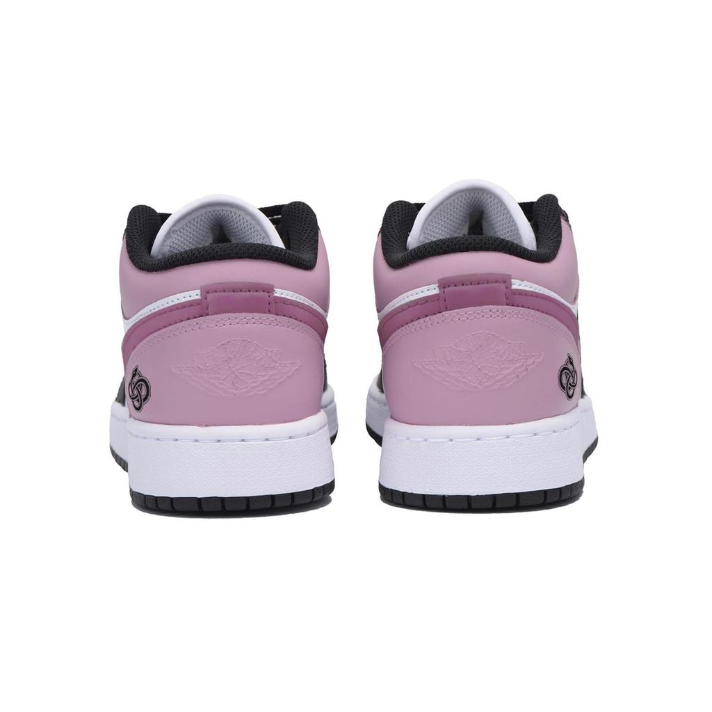 Jordan Air Jordan 1 Vintage Basketball Shoes Men's Low Top Black Pink 553558-131(Team85-)