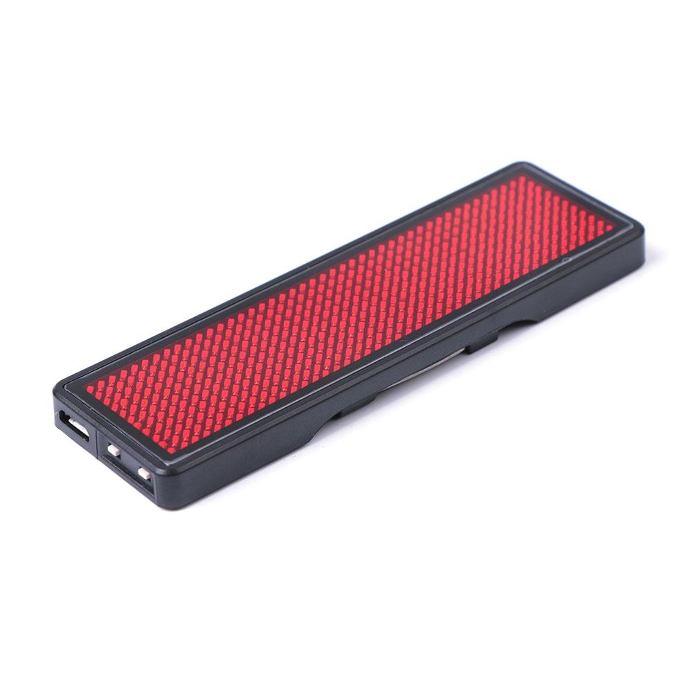 Mini LED Digital Programmable Rechargeable Scrolling Name Message Tag Sign