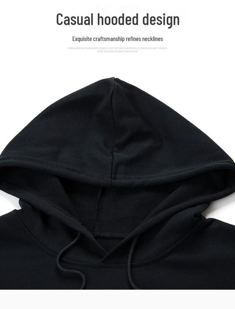 Women's Autumn/Winter 2025 Plus Size Hooded Daisy Plush Sweatshirt - Korean Style for Middle-Aged Moms