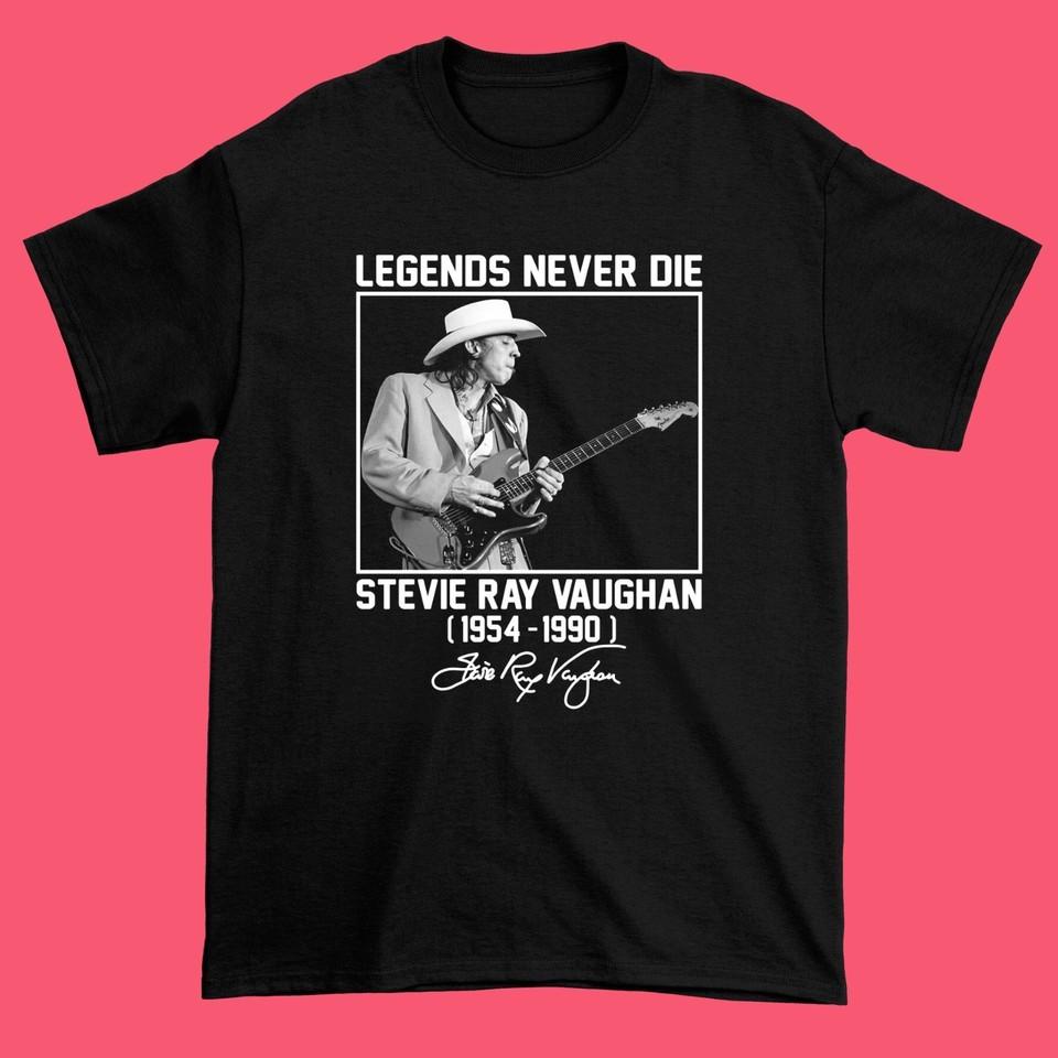 Steviee Ray Vaughann Black Unisex TShirt S5xl P6985