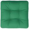 Green Pallet Cushion 60 x 60 x 12 cm Fabric