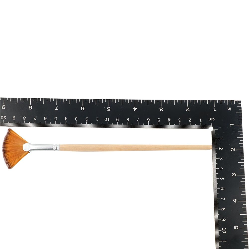 5pcs Nylon Hair Artist Fan Paint Brushes Painting Tool Fan Shaped Painting Pens  School