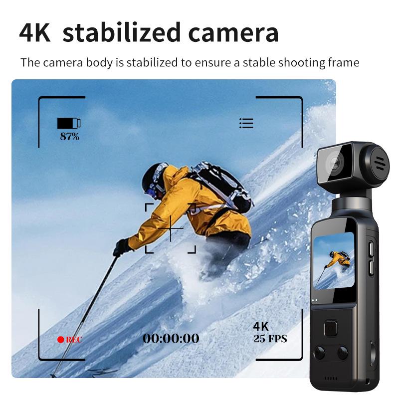 K1 4K HD Pocket Sports Camera with Anti-Shake for Outdoor Climbing and Cycling