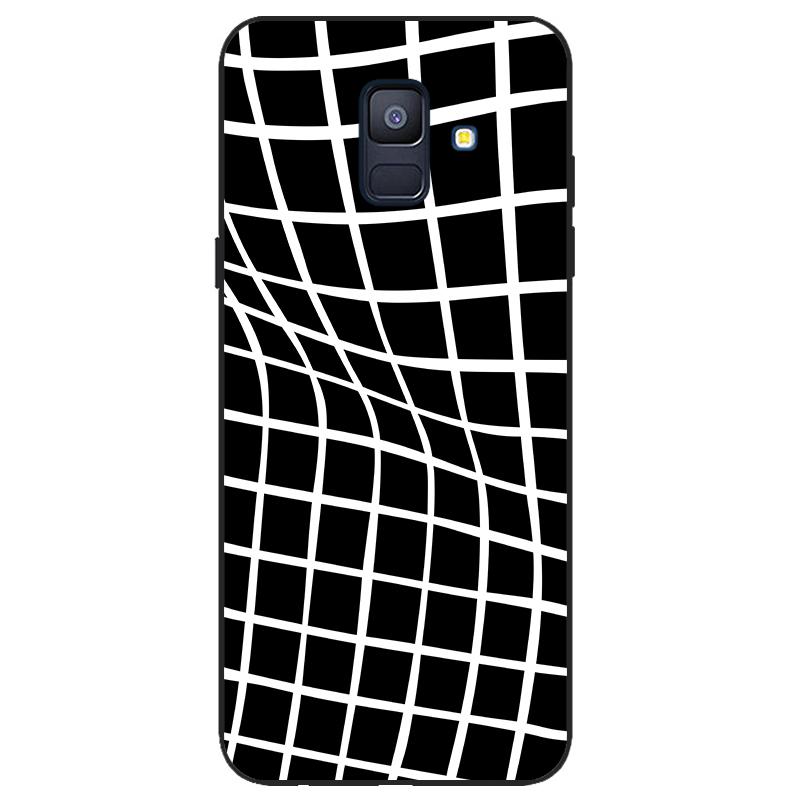 For Samsung Galaxy A6 2018 Silicone Case SIM SM A600 A600F Phone Case Tpu Case Coque Samsung Galaxy A62018 black